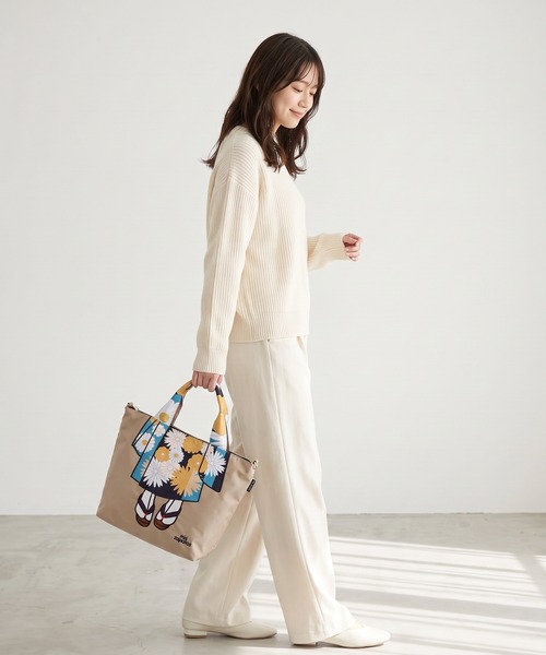 mis zapatos（ミス サパト） トートバッグ ナイロン着物2WAYトート