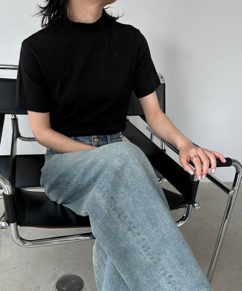 tシャツ ハーフスリーブ モックネックT FA19S052「Fano Studios