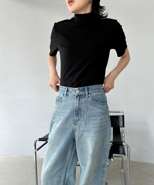 tシャツ ハーフスリーブ モックネックT FA19S052「Fano Studios」 レディース メンズ 53575252b_b_09_500.jpg