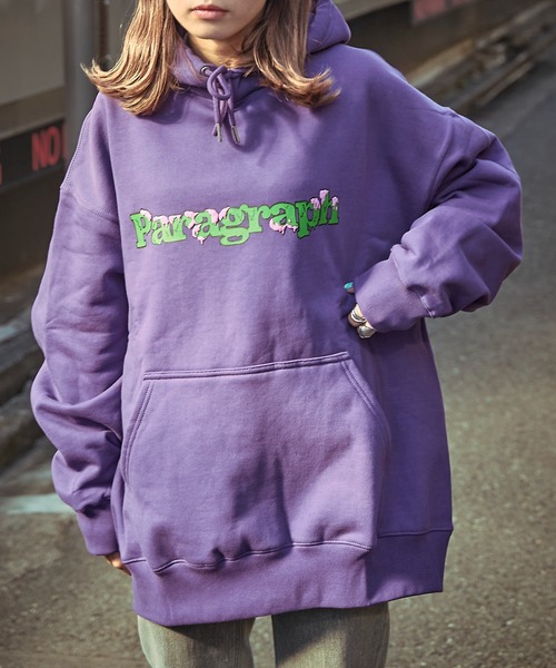 ショップの パーカー ZOZOTOWN PayPayモール店 - 通販 - PayPayモール PAINT LOGO HOOD No.2/プリントスウェットパーカー/ユニセックス ↵サイズ