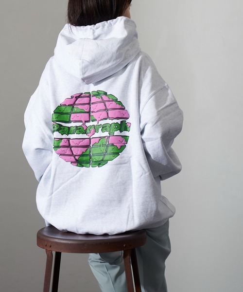 ショップの パーカー ZOZOTOWN PayPayモール店 - 通販 - PayPayモール PAINT LOGO HOOD No.2/プリントスウェットパーカー/ユニセックス ↵サイズ