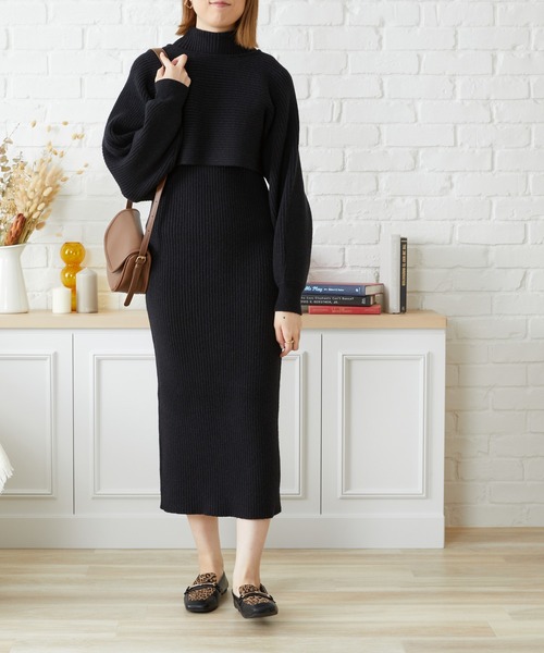 acro ワンピース ニットワンピースセットアップ/AC1239 : ZOZOTOWN