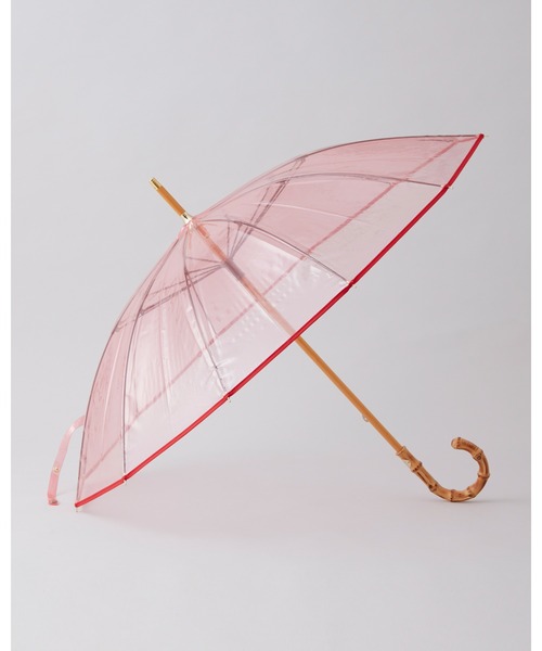 Traditional Weatherwear 傘 CLEAR UMBRELLA BAMBOO レディース