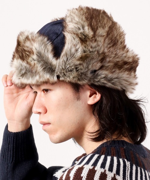 Fabulous（ファビュラス） キャップ 帽子 デニムエコファーフライト