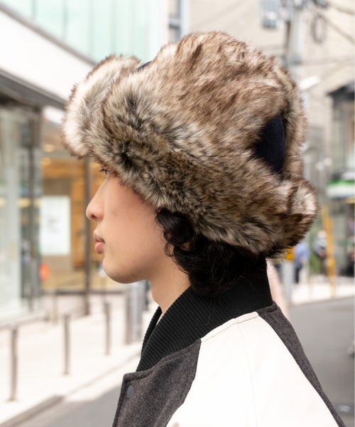 Fabulous（ファビュラス） キャップ 帽子 デニムエコファーフライト