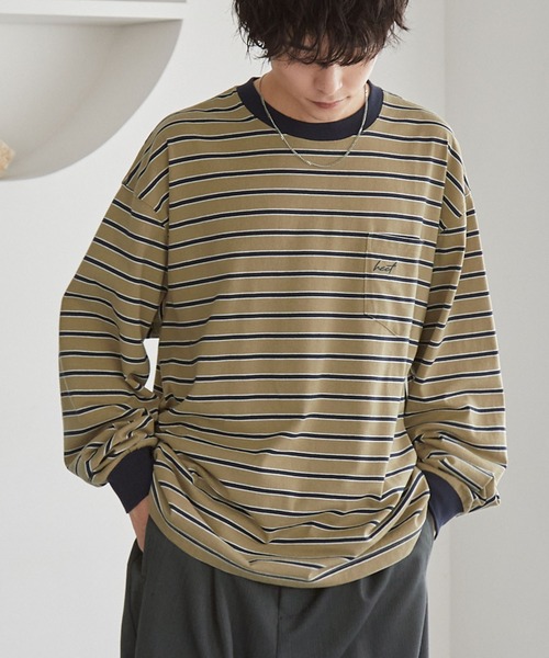 HECT tシャツ 「HECT」Big Border L/S Tee / ビッグシルエットボーダー