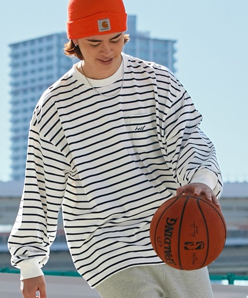 HECT tシャツ 「HECT」Big Border L/S Tee / ビッグシルエットボーダー