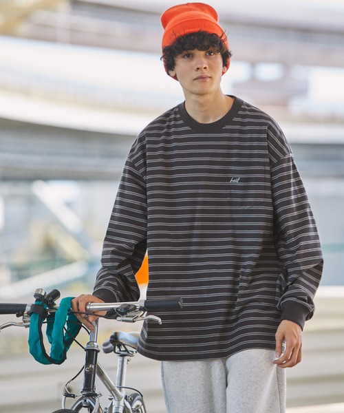 HECT tシャツ 「HECT」Big Border L/S Tee / ビッグシルエットボーダー