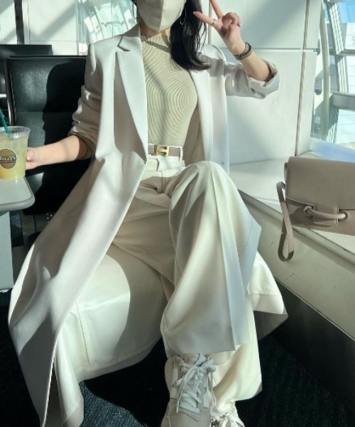 anuans（アニュアンス） コート チェスターコート ダブルクロス