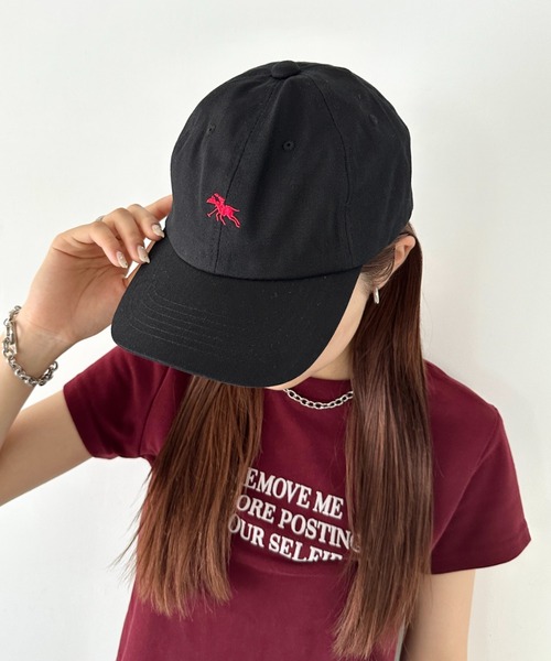 （最終価格）ポロスポーツ 赤 ロゴ刺繍 キャップ ポロスポーツ 赤 ロゴ刺繍 キャップ メンズ