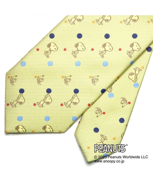 BRICK HOUSE by TOKYO SHIRT ネクタイ PEANUTS スヌーピー