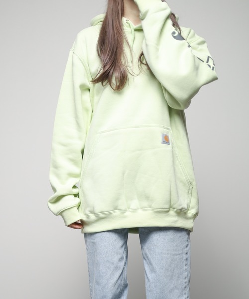 パーカー /Carhartt/SLEEVE LOGO HOODED SWEATSHIRTS レディース メンズ Carhartt パーカー 「Carhartt」SLEEVE LOGO HOODED SWEAT