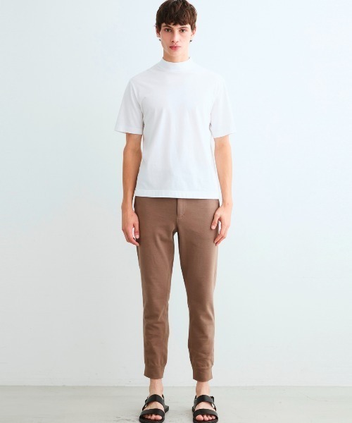three dots（スリー ドッツ） tシャツ サンデッドジャージー モック 
