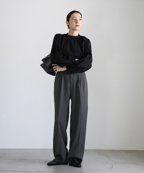 select MOCA（セレクトモカ） スラックス パンツ 「4サイズ展開」丈