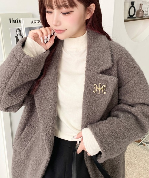 リングジャケット ウール×モヘア スーツセットアップ テーラード■21J0119 リングジャケット ウール×モヘア スーツセットアップ テーラード