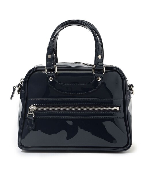 美品 JACQUES LE CORRE リスボン エナメル ミニボストンバッグ 美品 JACQUES LE CORRE リスボン エナメル ミニボストンバッグ