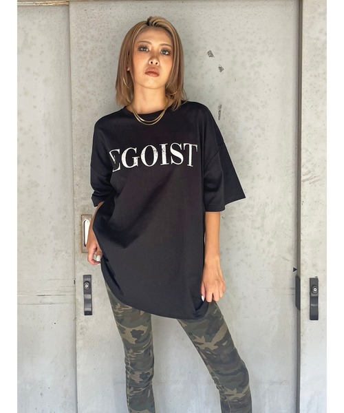 EGOIST（エゴイスト） tシャツ 擦れロゴユニセックスTシャツ