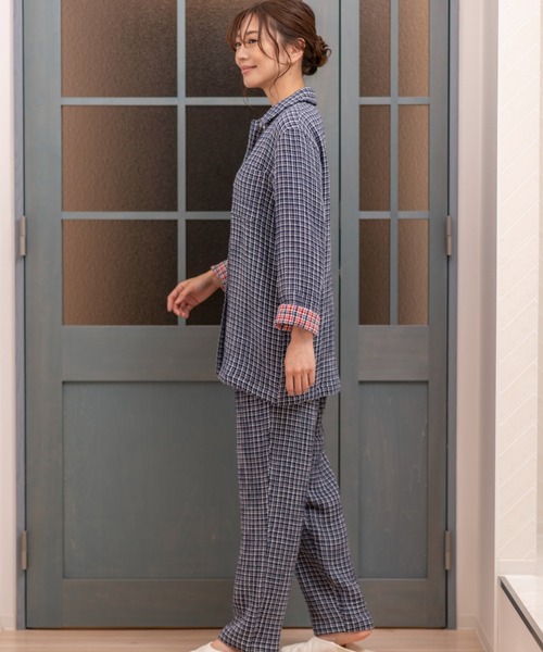 arakawa1886 パジャマ ルームウェア 「arakawa1886」5重ガーゼチェック