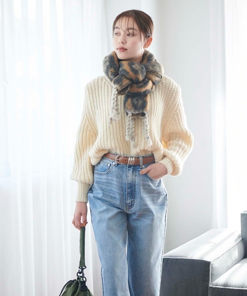 RE/DONE 売れ筋商品|||リダン ニット&セーター アウター レディース Sweaters Azure 楽天市場】ニット セーター レディース 大きい胸専用 Vネック 美