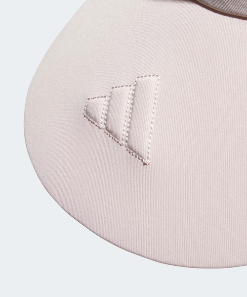 adidas（アディダス） サンバイザー スリーストライプス リボン