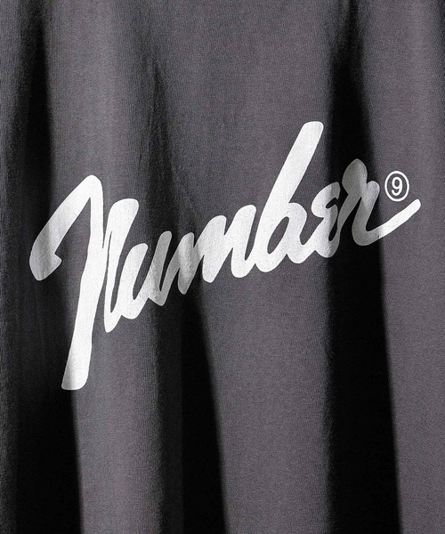 NUMBER (N)INE tシャツ HARD WASH DAMAGE CLASSIC LOGO T-SHIRT