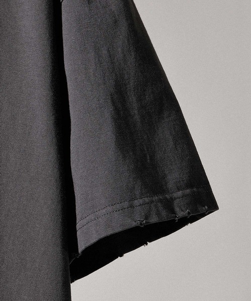 NUMBER (N)INE tシャツ HARD WASH DAMAGE CLASSIC LOGO T-SHIRT