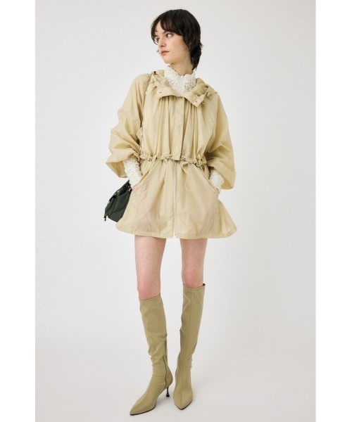 MOUSSY ジャケットコート MOUSSY コート アウター 2WAY SEMI SHEER ジャケット レディース