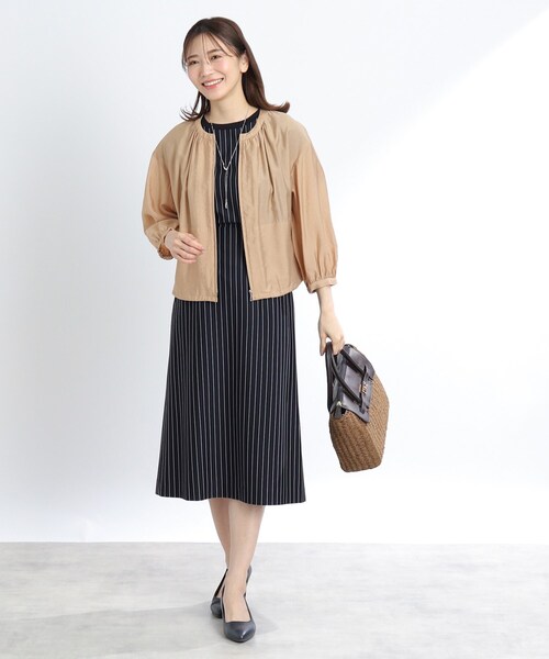 リフレクト 【洗える】春夏ジャケット　ブルゾン アウター Reflect ブルゾン アウター 「SALE／接触冷感／洗える」エアリー