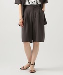 パンツ デザインポケットハーフパンツ レディースの詳細画像3