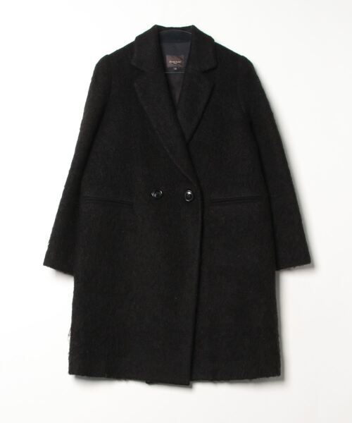 Demi-Luxe BEAMS」 チェスターコート 38 ブラウン レディース 