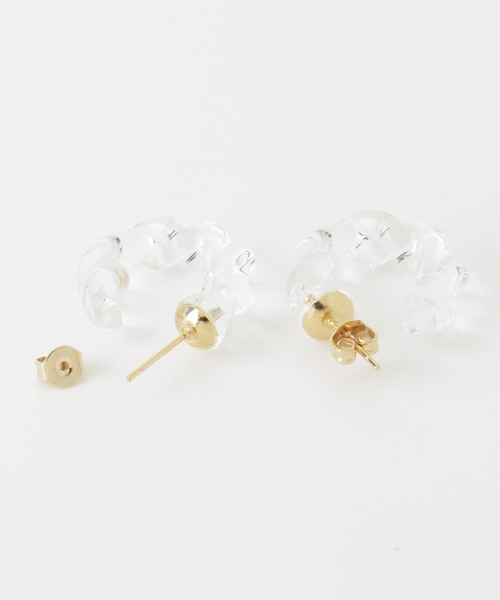新品同様美品 ハリオ ネジリLampwork Factory ピアス HARIO Lampwork Factory ピアス 「別注」HARIO Factory×DOORS