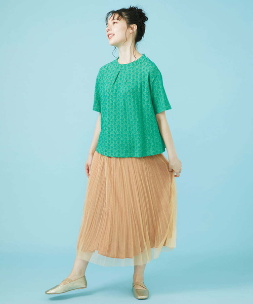 Jocomomola（ホコモモラ） スカート 「2WAY」melonチュール