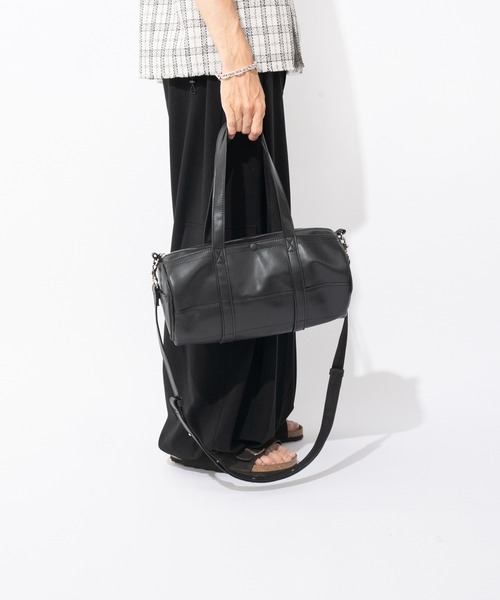 Nanmo. ボストンバッグ 2WAY SYNTHETIC LATHER BOSTON BAG / 2WAY