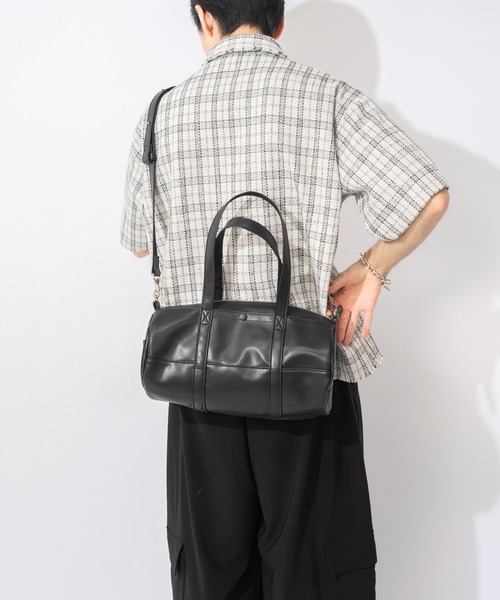 Nanmo. ボストンバッグ 2WAY SYNTHETIC LATHER BOSTON BAG / 2WAY