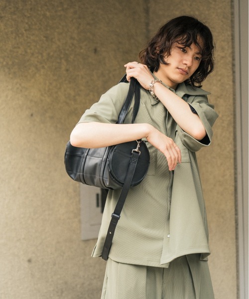Nanmo. ボストンバッグ 2WAY SYNTHETIC LATHER BOSTON BAG / 2WAY