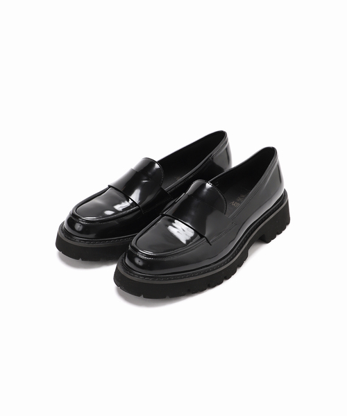 【美品】ARTESANOS 35 ローファーブラック アルテサノス ARTESANOS ローファー （NEGRO/NEGRO(ALL BLACK