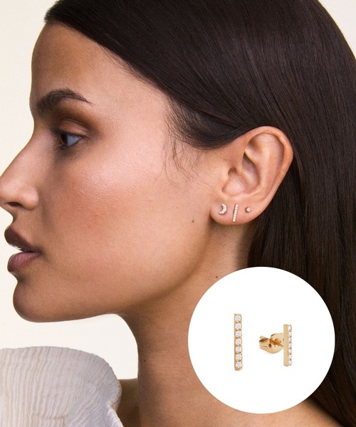 Daniel Wellington（ダニエルウェリントン） ピアス Crystal Bar Stud