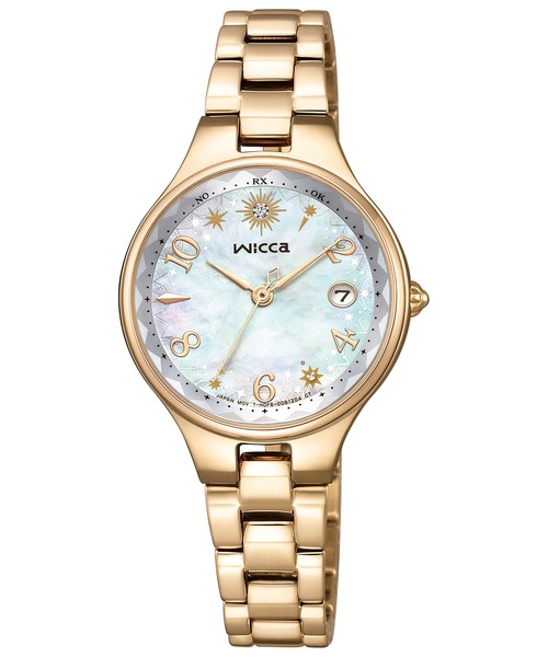新品♡未使用♡ ラッピング済み　wicca wicca 腕時計 ウィッカ ソーラーテック電波時計 ブランド誕生25