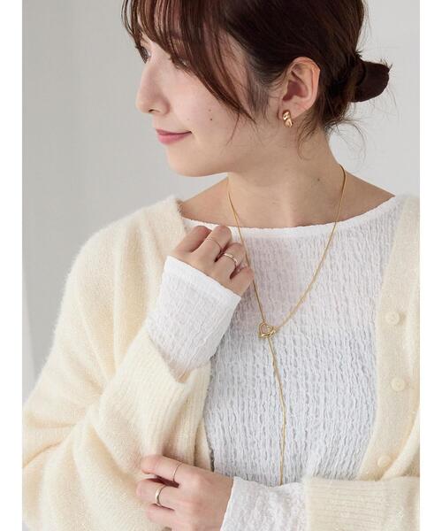 Te chichi TERRASSE tシャツ ふくれクルーネックカットソー レディース