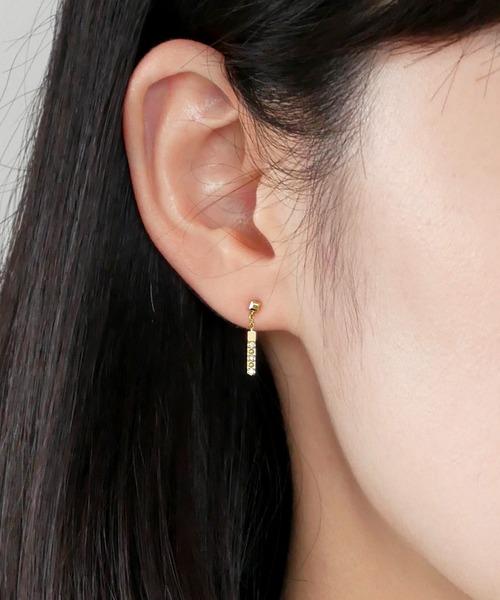 va vendome aoyama ピアス K10YG ダイヤモンド ピアス レディース