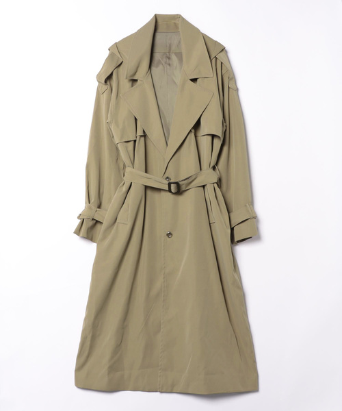 トレンチコート コート a.p.o.v. スーパーロング＆オーバーサイズ
