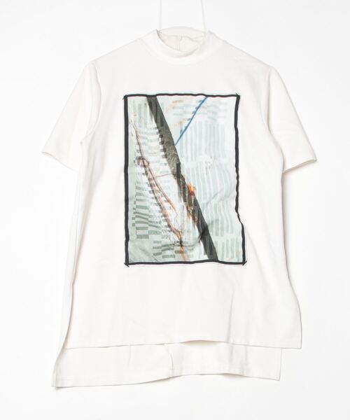 「UN3D.」 半袖Tシャツ 38 ホワイト レディース UN3D. 「UN3D.」 半袖Tシャツ 38 ホワイト レディース