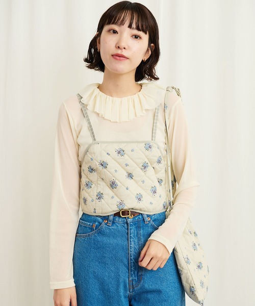 fig London ブラウス シャツ Monet bustier レディース : ZOZOTOWN  