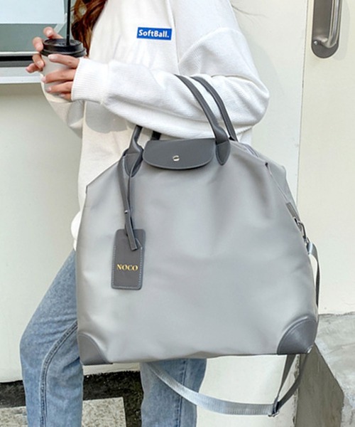 FREE STYLISTS ボストンバッグ 「2WAY」大容量配色レザービッグ