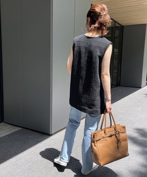 Spick＆Span 「Spick & Span」 ノースリーブブラウス - ブラック