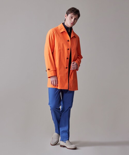 『新品、値札付』Jプレス　テクニカルライトポプリン ドレスカーコート ジェイ プレス メン J.PRESS MEN 【ビジネス対応可】【撥水加工