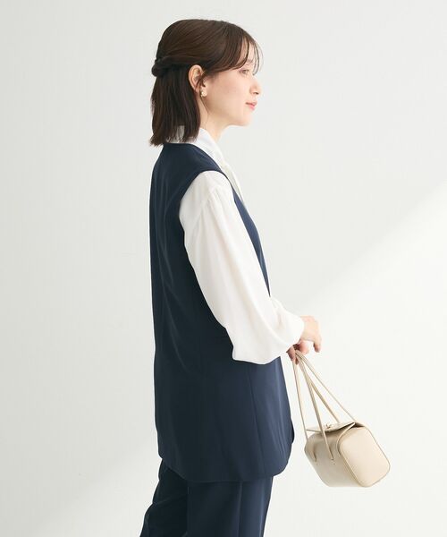 美品♡ESCADA エスカーダ フリルレース フォーマルベスト ジレ