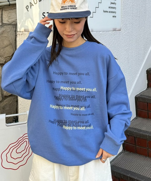 CIAOPANIC TYPY トレーナー スウェット 「UNISEX」メッセージ