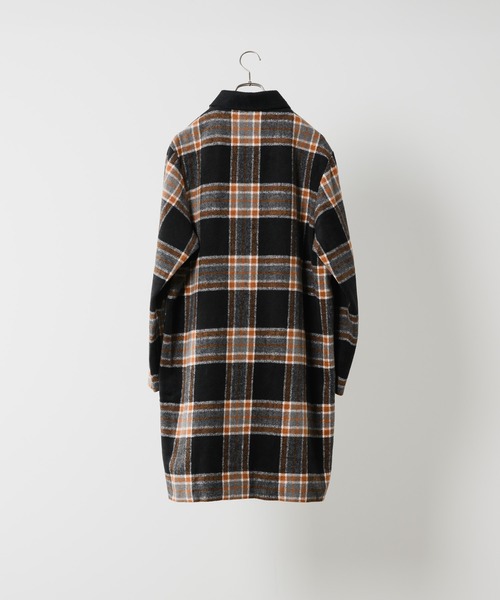 「FEKETE」 ステンカラーコート LARGE ブラック レディース_画像4