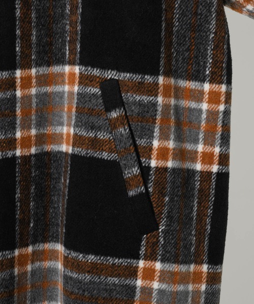 「FEKETE」 ステンカラーコート LARGE ブラック レディース_画像9
